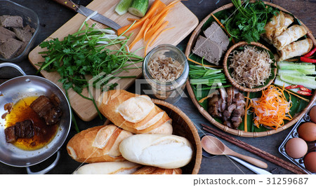 Vietnamese food, banh mi thit Vietnamese food, banh mi thit 31259687