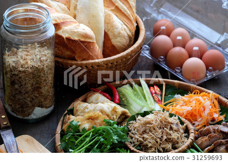 Vietnamese food, banh mi thit Vietnamese food, banh mi thit 31259693