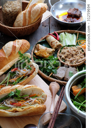 Vietnamese food, banh mi thit Vietnamese food, banh mi thit 31259694