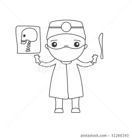 Cute cartoon doctor 31260143