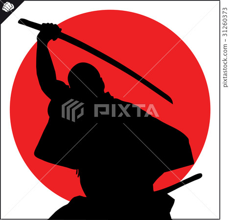 Martial arts. Karate fighter silhouette scene. 31260373