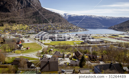 Panorama of Stryn in Norway 31264489