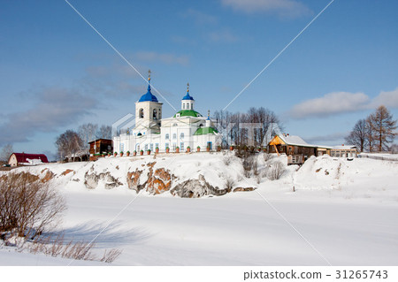 Temple of St. George on the river Chusovaya Temple of St. George on the river Chusovaya 31265743