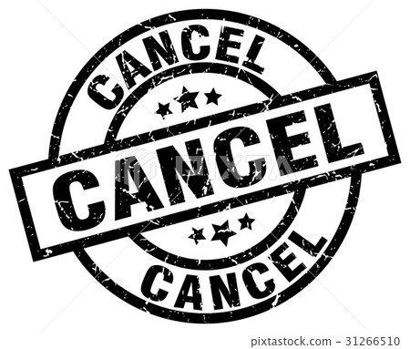 cancel round grunge black stamp cancel round grunge black stamp 31266510