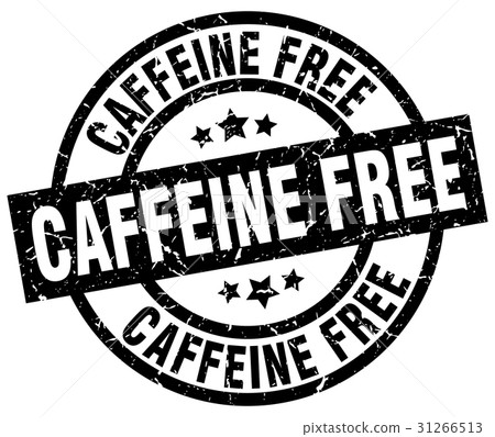 caffeine free round grunge black stamp caffeine free round grunge black stamp 31266513