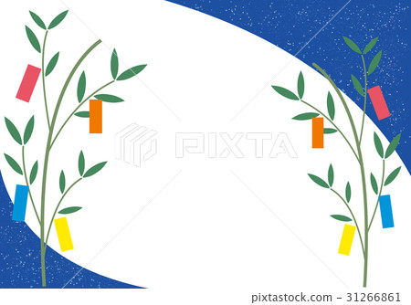 竹和星空七夕框架 31266861