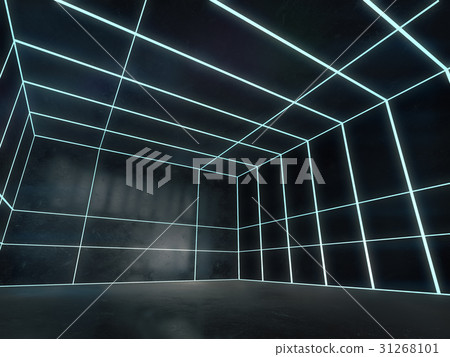 Empty room with light glow,abstract space.3D rende 31268101