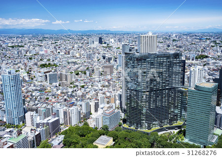 Shinjuku cityscape Central Park Tower Shinjuku cityscape Central Park Tower 31268276