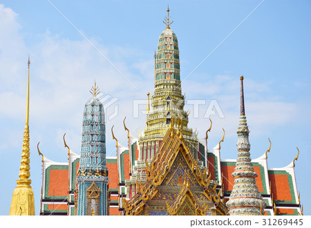 Wat phra kaew Grand palace in Bangkok Thailand. Wat phra kaew Grand palace in Bangkok Thailand. 31269445