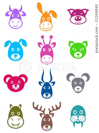 Animal labels - Stock Illustration [31269840] - PIXTA