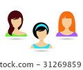 Woman faces 31269859