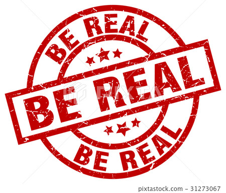 be real round red grunge stamp be real round red grunge stamp 31273067