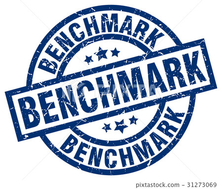 benchmark blue round grunge stamp benchmark blue round grunge stamp 31273069