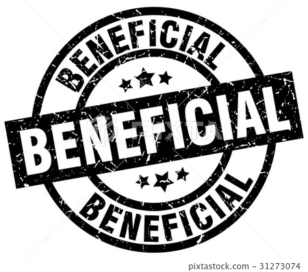 beneficial round grunge black stamp beneficial round grunge black stamp 31273074