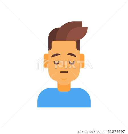 Profile Icon Male Emotion Avatar, Man Cartoon 31273597