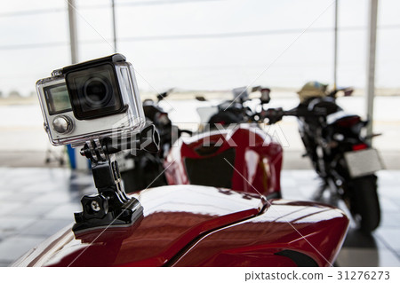 camera cam reccorder on motorcycle 31276273