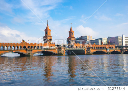 The Oberbaum Bridge in Berlin city, Germany 31277844