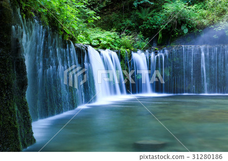 Karuizawa Shiraito Falls 10 Stock Photo