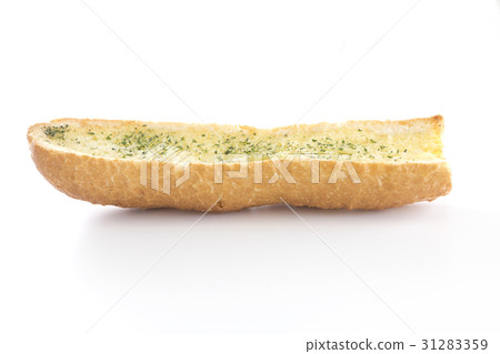 Garlic toast Simple · white back photo 31283359