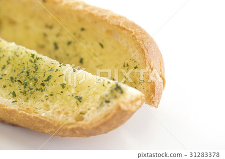 Garlic toast Simple · white back photo 31283378