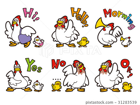 Chicken characters, chicken, chick 31283539