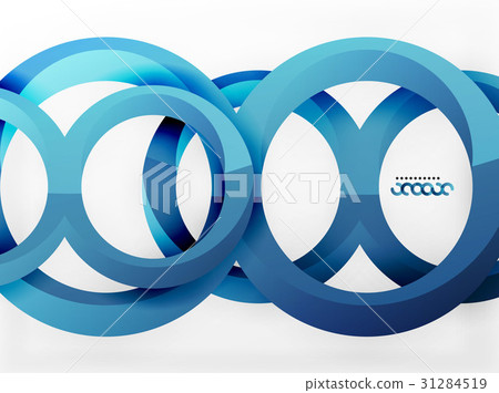 Vector 3d rings design background Vector 3d rings design background 31284519