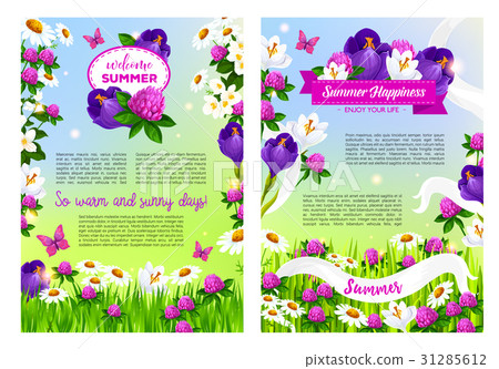 Flowers bouquets for Welcome Summer time posters Flowers bouquets for Welcome Summer time posters 31285612