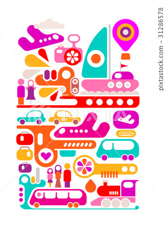 Travel Transport vector illustration 31286578