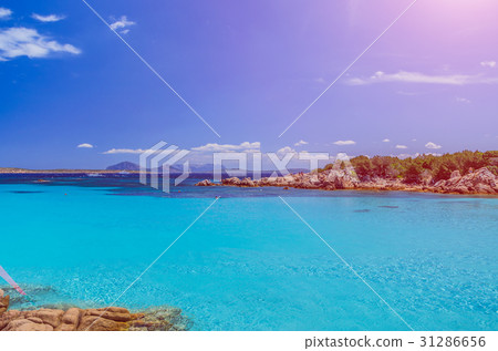 Clear amazing azure coloured sea water in 31286656