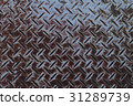 Striped steel plate checker plate background material 31289739