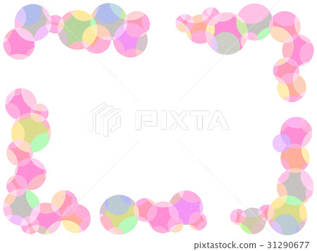 Overlapping polka dot pattern Overlapping polka dot pattern 31290677