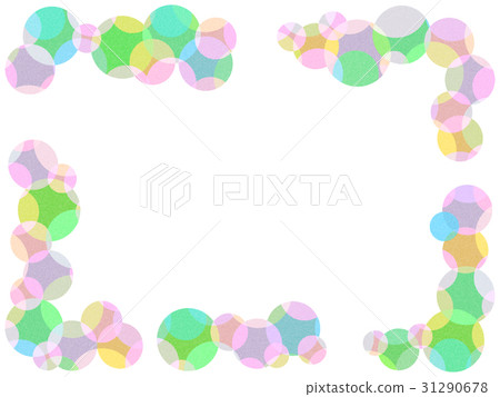 Overlapping polka dot pattern Overlapping polka dot pattern 31290678