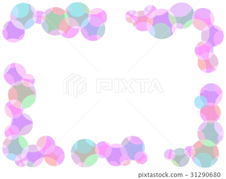 Overlapping polka dot pattern Overlapping polka dot pattern 31290680