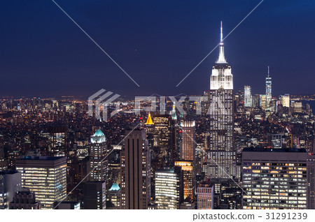 Empire State Building Night view 31291239