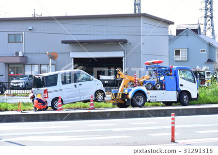 Passenger car wrecker work 31291318