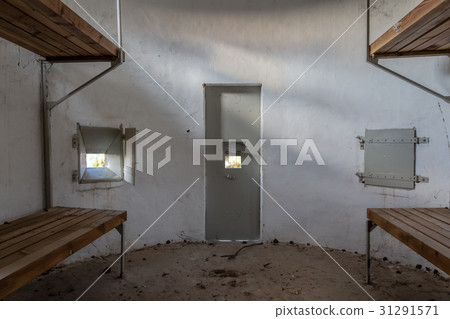 Interior of an old pillbox Interior of an old pillbox 31291571