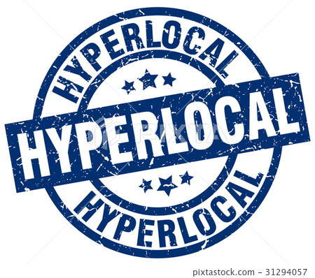 hyperlocal blue round grunge stamp-插圖素材 [31294057] - PIXTA圖庫