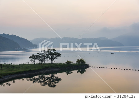 Scenery of Sun Moon Lake in Taiwan, Asia. Scenery of Sun Moon Lake in Taiwan, Asia. 31294122