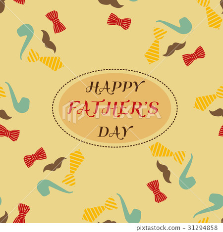 Retro style greeting card for Father's Day Retro style greeting card for Father's Day 31294858