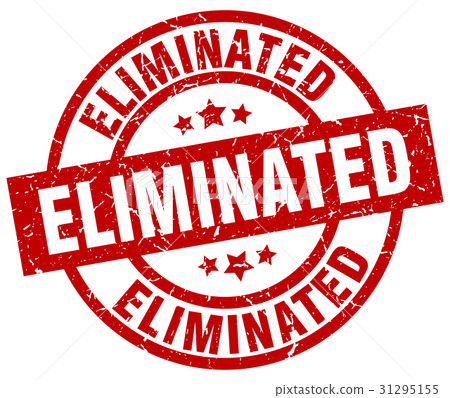 eliminated round red grunge stamp-插圖素材 [31295155] - PIXTA圖庫