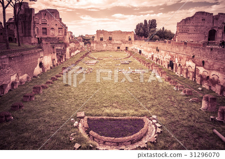 The Stadium of Domitian on the Palatine Hill, Rome 31296070