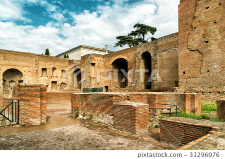 Ruins of imperial palace on Palatine Hill in Rome Ruins of imperial palace on Palatine Hill in Rome 31296076
