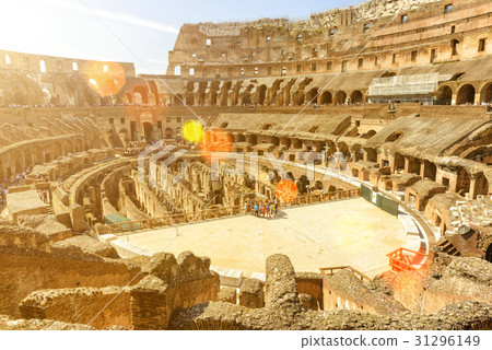 Inside of Colosseum (Coliseum) in Rome, Italy 31296149