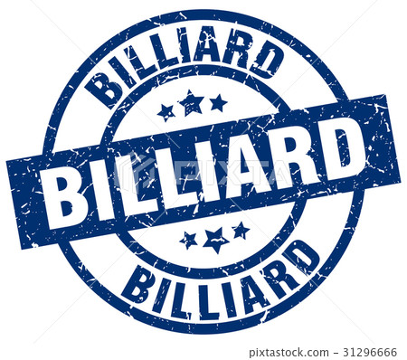 billiard blue round grunge stamp billiard blue round grunge stamp 31296666