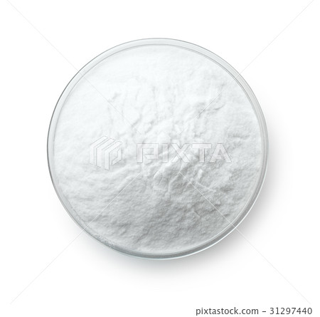 Top view of baking soda bowl Top view of baking soda bowl 31297440