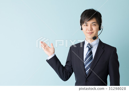 商人藍色後面圖像 商人藍色後面圖像 31298028