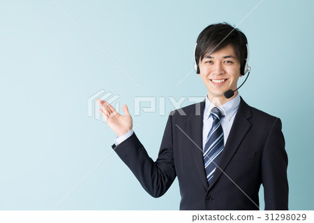 商人藍色後面圖像 商人藍色後面圖像 31298029