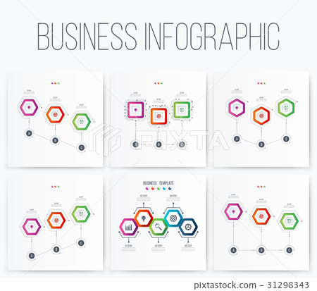 Set with infographics Set with infographics 31298343
