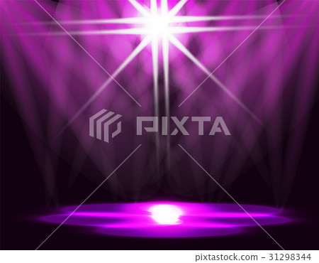 Lighting of the ice rink, catwalk, stage lights 31298344