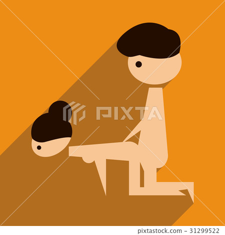 Flat web icon with long shadow Kamasutra Flat web icon with long shadow Kamasutra 31299522